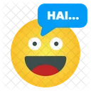 Haii Emoticon  Icon