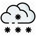 Hail Weather Rainstorm Snowfall Icon