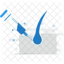 Hair Transplant Scapl Growth Icône