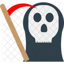 Halloween Craneo De Miedo Icono