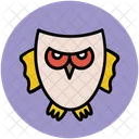 Halloween Buho Pajaro Icono