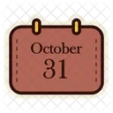 Halloween Calendar  Icon