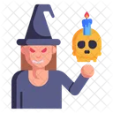 Halloween Candle  Icon