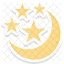 Crescent Halloween Crescent Sky Moon Icon