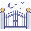 Halloween Gate Door Way Exit Gate Icon