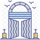 Halloween Gate Door Way Exit Gate Icon