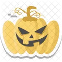 Halloween Pumpkin Scary Dreadful Icon