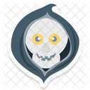 Halloween Skull Scary Evil Ghost Frightening Icon