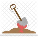 Halloween Spade Bloody Spade Frightening Icon