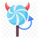 Lollipop Horns Lollipop Halloween Sweet Icon