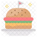 Hamburger Burger Sandwich Icon