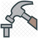 Hammer Hardware Nail Icon