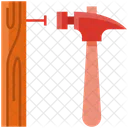 Hammer And Nail  Icon