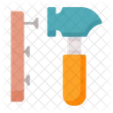 Hammer And Nail Hammer Tool Icon