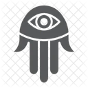 Hamsa Hand Religion Icon