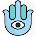 Hamsa Hand Religion Icon