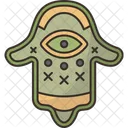 Hamsa Hand Fatima Icon