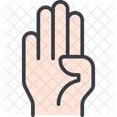 Hand Thumbs Fingers Icon