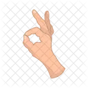 Hand Gesture Finger Icon