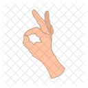 Hand Gesture Finger Icon