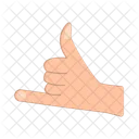 Hand Gesture Finger Icon