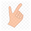 Hand Gesture Finger Icon