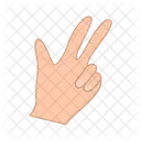 Hand Gesture Finger Icon