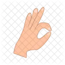 Hand Gesture Finger Icon