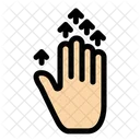 Hand Arrow Up  Icon