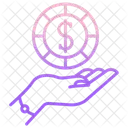 Hand Coin Icon