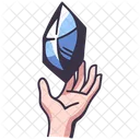 Crystal Hand Healing Icon