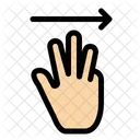 Hand Cursor Right  Icon