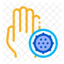 Hand Germ  Icon