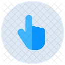 Communication Hand Gesture Pointinng Icon