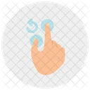 Rotate Left Finger Icon