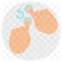 Rotate Left Finger Icon