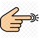 Hand Gesture Man Hand Indicator Icon