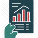 Hand Holding A Chart Indicating Progress Progress Advancement Icon