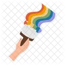 Hand Paint Brush Icon