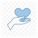 Hand Holding Heart Icon