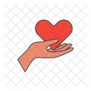 Hand Holding Heart Icon