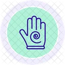 Hand Massage Gesture Icon