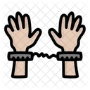 Handcuffed Handcuffs Hand Cuffs Icon