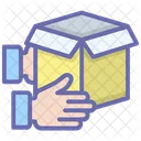 Handling Packing Logistic Parcel Package Delivery Icon