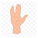 Hand Gesture Finger Icon