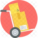 Trolley Luggage Shopping Icon