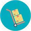 Handtruck Luggage Bag Icon