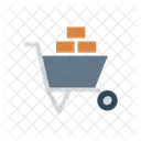 Handtruck Dolly Construction Icon