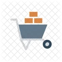 Handtruck Dolly Construction Icon