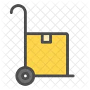 Handtruck Cart Box Icon